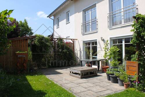 Ansicht Terrasse 2 - 5 Zimmer Doppelhaushälfte in Andechs