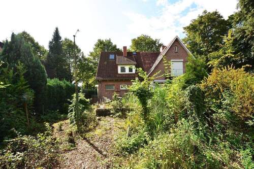 Haus Rückseite.jpg - 3 Zimmer Doppelhaushälfte zum Kaufen in Hamburg