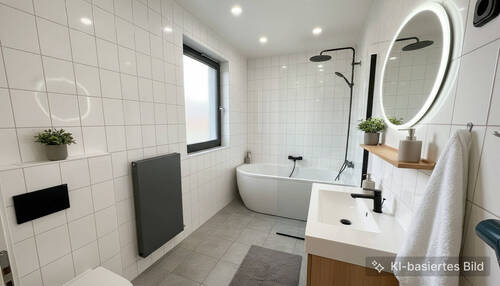 Badezimmer EG Homestaging Beispiel - 