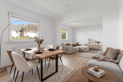 Wohnzimmer visualisiert - 5 Zimmer Einfamilienhaus in Hilden
