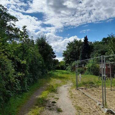 Blick in den Garten - 9 Zimmer Mehrfamilienhaus, Wohnhaus zum Kaufen in Brake