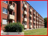 Rückansicht mit Balkon - 3 Zimmer Etagenwohnung zum Kaufen in Emden