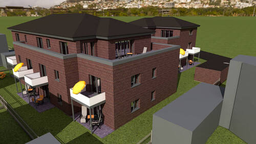 Rückseite - 3 Zimmer Etagenwohnung zum Kaufen in Schortens