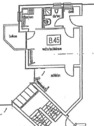 Grundriss - 2 Zimmer Etagenwohnung in Stralsund