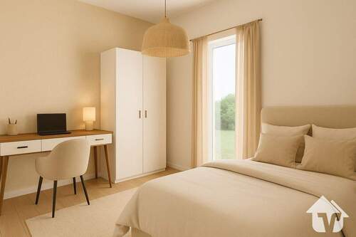 Schlafzimmer 2 - Etagenwohnung mit 98,20 m² in Surwold zum Kaufen