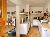 Küche mit Blick ins Wohnzimmer - Grundstück in Erkner zum Kaufen