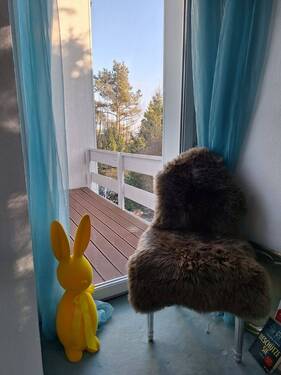 Ostbalkon überdacht - 