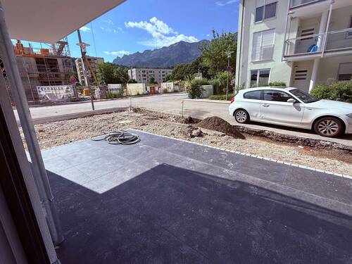 Terrasse - 3 Zimmer Etagenwohnung in Bad Reichenhall