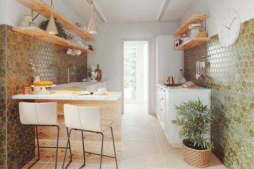 4 - Küche.jpg - 5 Zimmer Bungalow in Rodewald