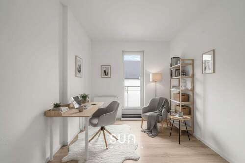 ARBEITS- SCHLAFZIMMER (visualisiert) - 