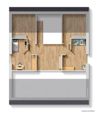 Dachgeschoss - 4 Zimmer Einfamilienhaus zum Kaufen in Ennigerloh