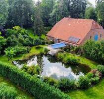 *RESERVIERT* Landhaus mit Nebengebäuden & Schwimmteich auf 11.186 m² in der Wesermarsch - Stadland Kötermoor