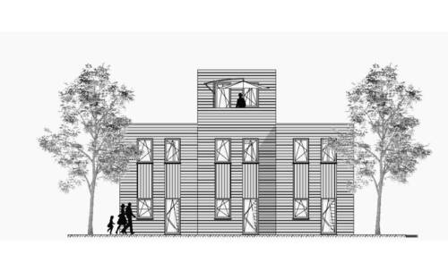 Reihenhaus Gartenansicht – auch möglich als Doppelhaus - 