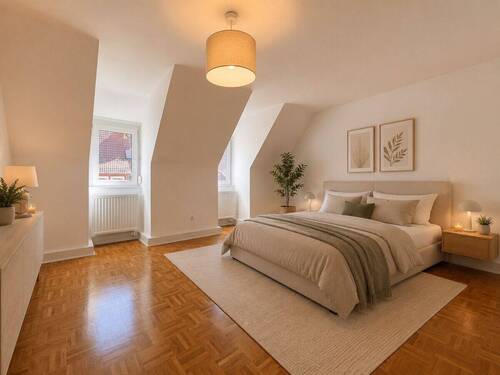 KI Schlafzimmer - 2 Zimmer Etagenwohnung in Crailsheim