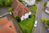 Luftansicht - Einfamilienhaus mit 131,00 m² in Ettlingen / Schöllbronn zum Kaufen