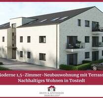 Moderne 1-Zimmer-Neubauwohnung mit Terrasse - Nachhaltiges Wohnen in Tostedt - Tostedt / Todtglüsingen