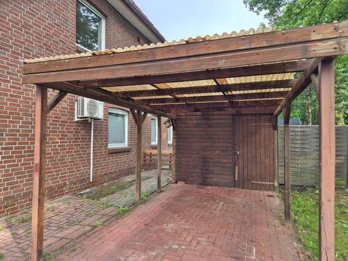 Carport - Geräteraum - Doppelhaushälfte mit 111,00 m² in Saterland zum Kaufen