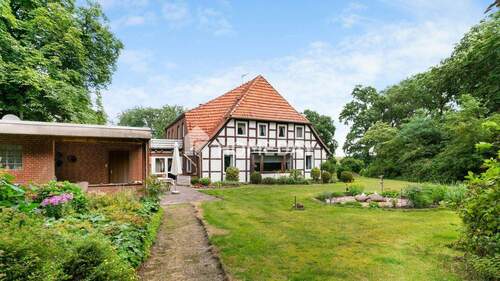 Außenansicht 1 - 1 Zimmer Bauernhaus, Landhaus in Steyerberg