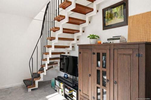 Treppe in den ausgebauten Spitzboden - 