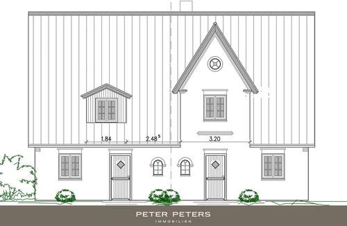 Bild 1 - Attraktives Baugrundstück mit geplantem Doppelhaus in schöner Wohnlage