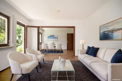 Wohn-/Essbereich EG visualisiert - 6 Zimmer Mehrfamilienhaus, Wohnhaus in Dreieich