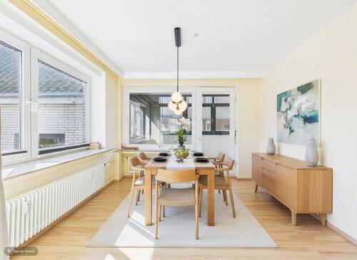 Esszimmer (Home Staging) - Etagenwohnung mit 129,00 m&sup2; in Cuxhaven zur Miete