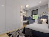 Schlafzimmer 3 von 3 EG - 