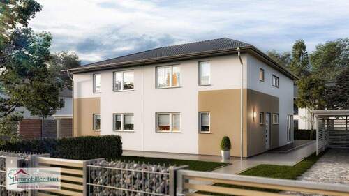 Beispielbild Walmdach - GRENZNÄHE: NEUBAU (DHH) MIT GRUNDSTÜCK