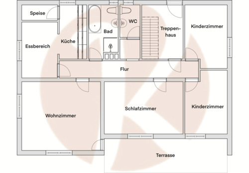 Raumaufteilung EG + OG - 