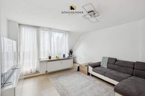 Helles Wohnzimmer - Helles 2-Zimmer-Appartement mit Loggia und Stellplatz