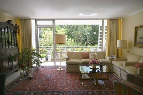 Wohnzimmer - Alleine oder zu zweit - diese charmante Wohnung mit Südbalkon passt!