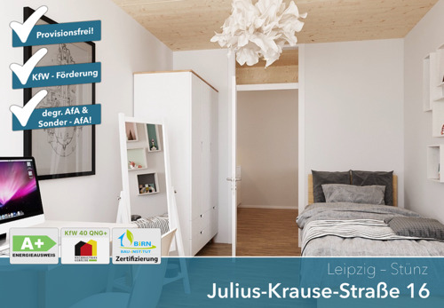 Beispiel Zimmer - Neubau * 3 Zimmer mit Loggia nach Süden * KfW 40 und QNG