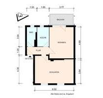 Gemütliche 2-Zimmer-Wohnung mit Balkon in Elmshorn