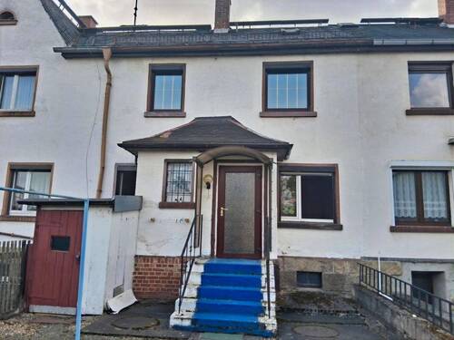 Rückseite - Reihenmittelhaus mit 63,00 m&sup2; in Plauen zum Kaufen