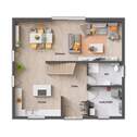 Flair 134 - Grundriss Erdgeschoss Vorlage 2 - 