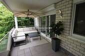 Balkon möbliert - 