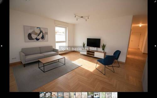 Wohnbereich möbliert - Etagenwohnung mit 96,00 m&sup2; in Langen zum Kaufen