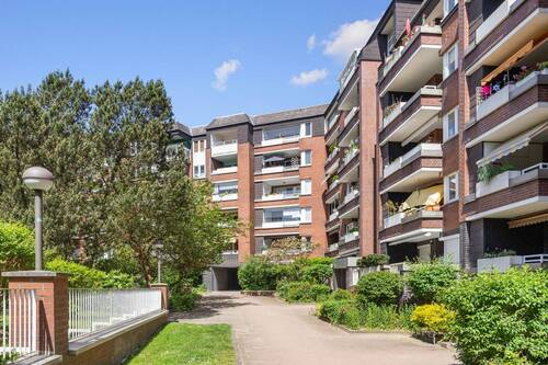 Wohnanlage Innenhof - Etagenwohnung mit 87,70 m&sup2; in Hamburg / Bergedorf zum Kaufen