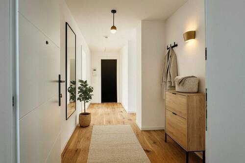 Flur (KI-Staging) - 4 Zimmer Etagenwohnung in Kieselbronn