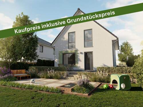 FürDich-Garten-dark - Mit Grundstück: Das ausbaufähige und flexible Town & Country Haus 'Für Dich' in Ahnatal