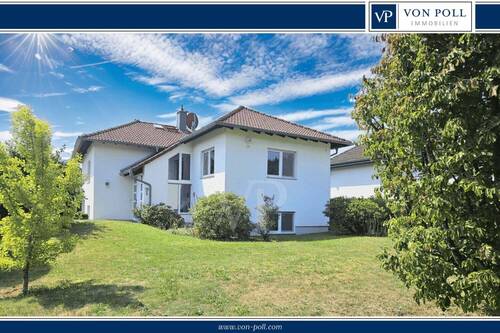 Gartenansicht - Wohnen, wo Natur beginnt: Traumhaus am Feld- & Waldrand mit XXL-Grundstück