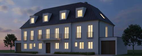 Visualisierung Dämmerung - Grundstück zum Kaufen in München