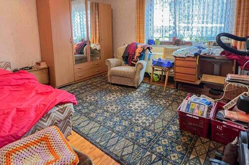 Schlafzimmer EG (pot. Wohnzimmer) - Doppelhaushälfte mit 121,90 m² in Petershagen zum Kaufen
