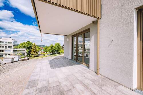 Terrasse - Bergblick und schöner Garten! 4-Zimmer-Wohnung in Kempten zu verkaufen