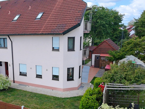 DHH Ansicht außen - 5 Zimmer Mehrfamilienhaus, Wohnhaus zum Kaufen in Nördlingen