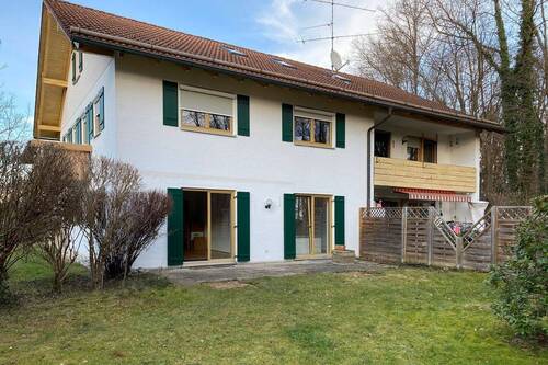 Ansicht Garten - Mehrfamilienhaus, Wohnhaus in Ottobrunn zum Kaufen