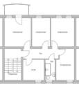 Grundriss-Skizze - 4 Zimmer Etagenwohnung zur Miete in Hoyerswerda