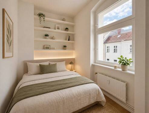 Einrichtungsbeispiel - 2 Zimmer Etagenwohnung in Berlin