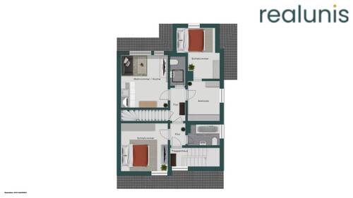 Dachgeschoss - 1 Zimmer Einfamilienhaus in Wiesbaden / Auringen