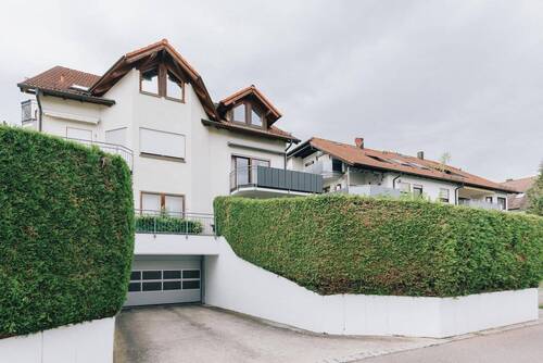 Blick auf das Wohnhaus - 
